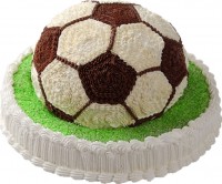 Торт в форме футбольного мяча адидас {$region.field[40]}