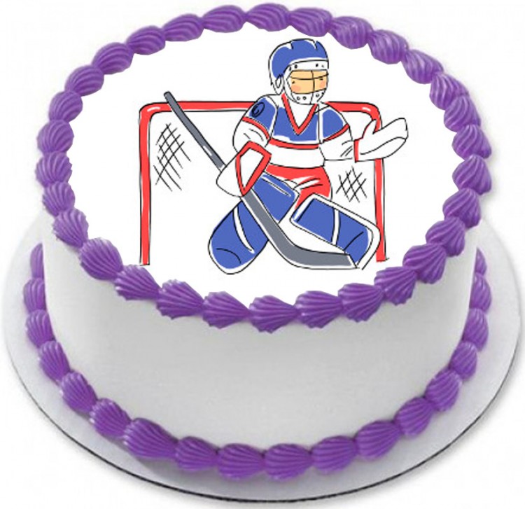 Торт для хоккеиста вратаря