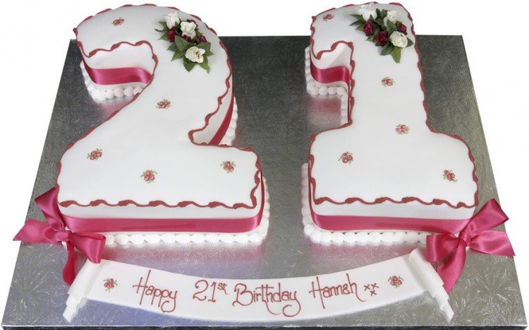 Торт на день рождения Девушки на 21 год