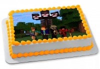 Торт на день рождения мальчика Майнкрафт {$region.field[40]}