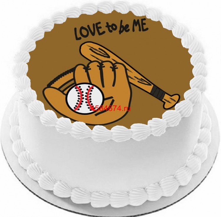 Торт для любителей Бейсбола