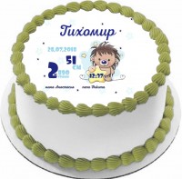 Торт на рождение Тихомира в Санкт-Петербурге