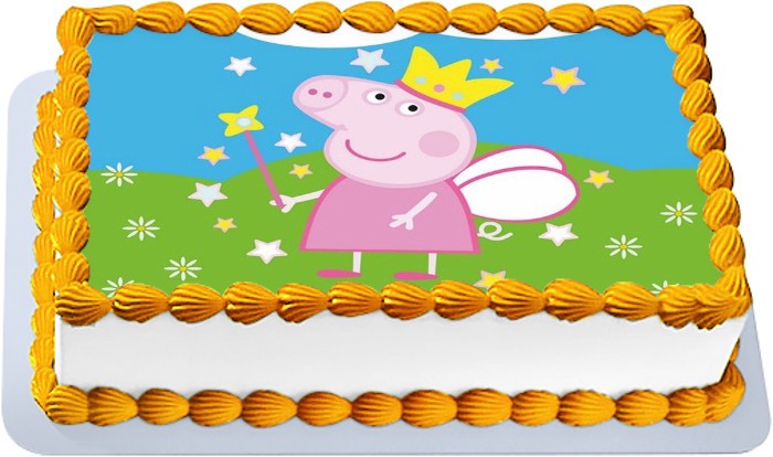 Торт Свинка Пеппа из мастики фото