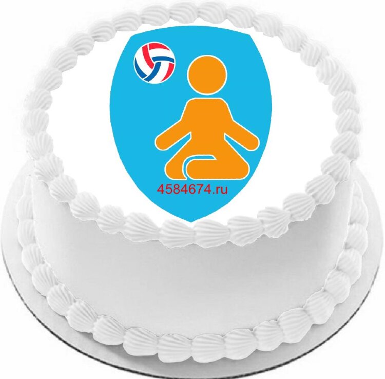 Торт для любителей Волейбола сидя