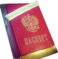 Торт на получение паспорта в 14 {$region.field[40]}