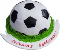 Торт в форме футбольного мяча {$region.field[40]}