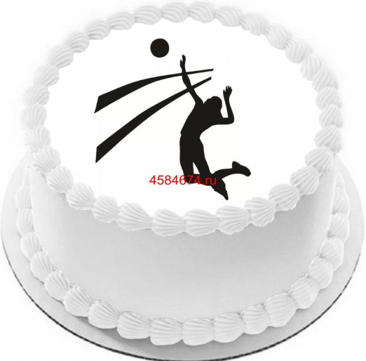 Торт для поклонников Волейбола