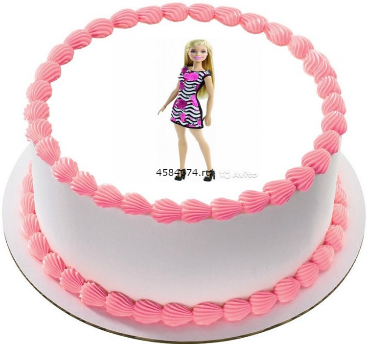 Торт кукла Барби девочке на день рождения