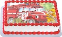 Торт на день пожарной охраны без мастики в Санкт-Петербурге