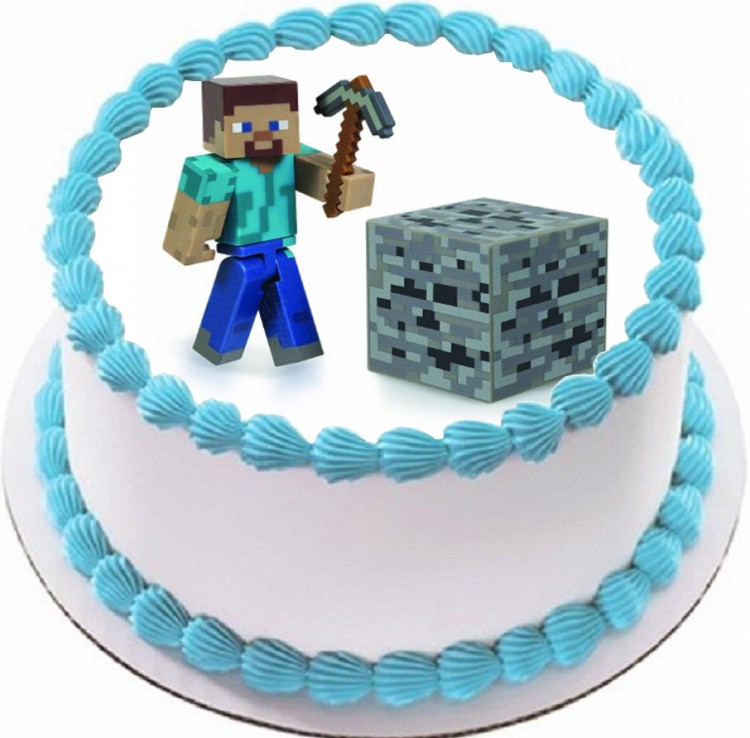 Торт Minecraft фото