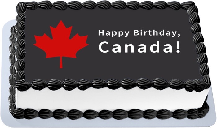 Торт на день канады