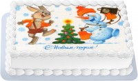 Большой новогодний торт в Санкт-Петербурге