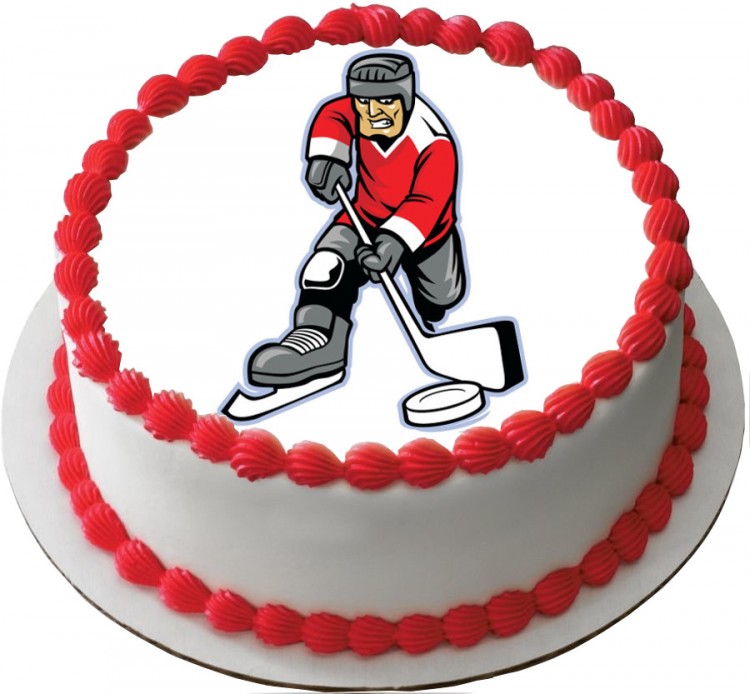 Торт для хоккеиста из мастики