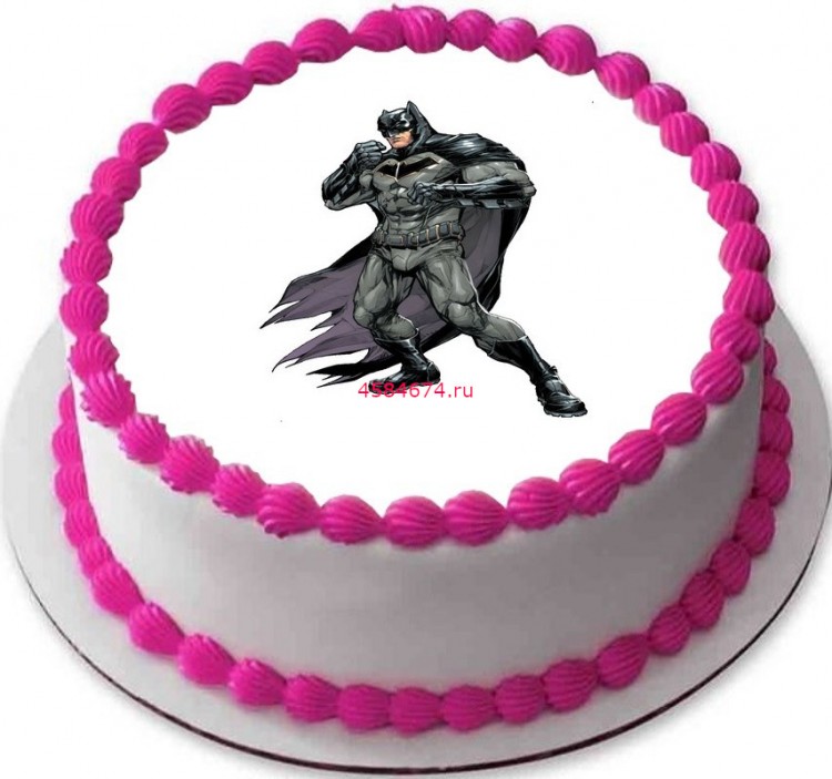 Фото торт с Бетменом
