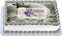 Торт для хоккеиста с российской символикой в Санкт-Петербурге