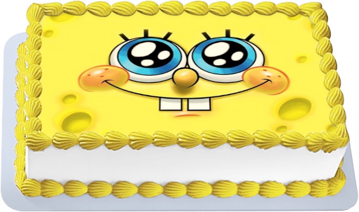 Торт Губка Боб из мастики фото