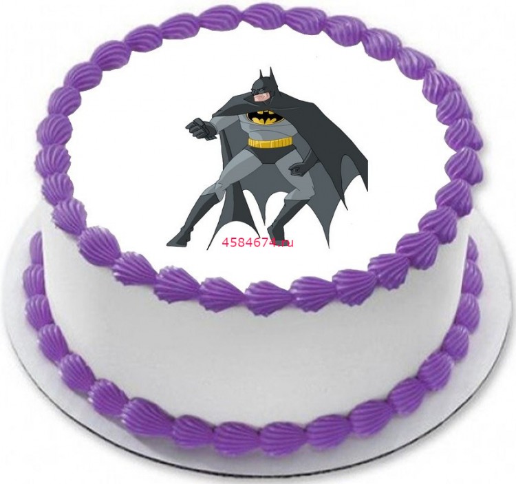 Торт на день рождение Бэтмен