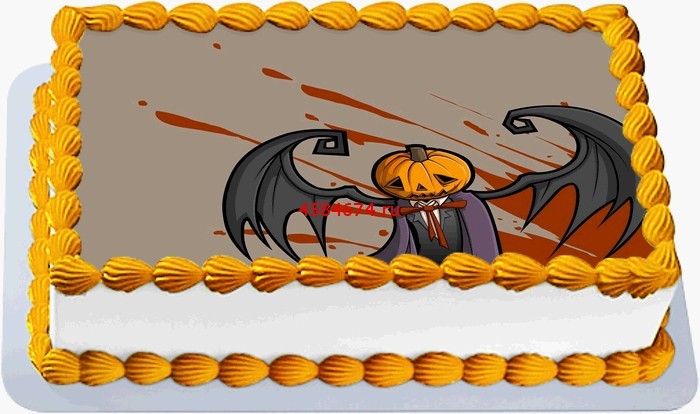 Торт из тыквы на хэллоуин