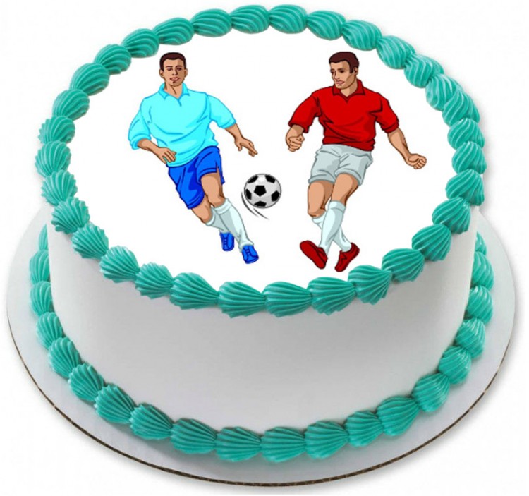 Торт с тематикой футбола фото
