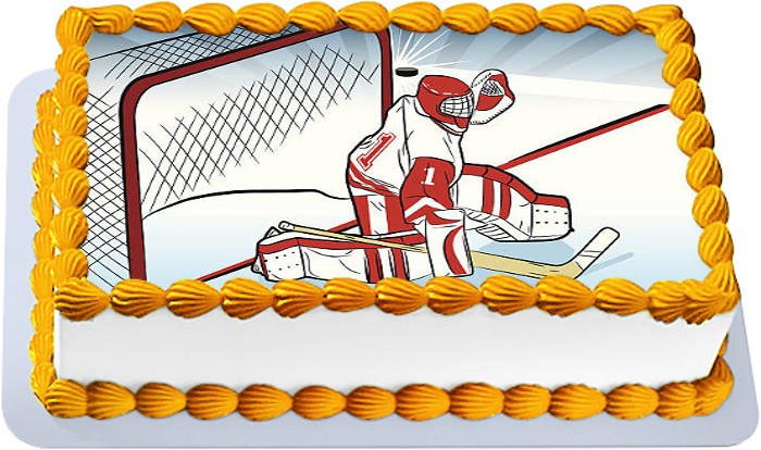 Торт для хоккеиста кремовый