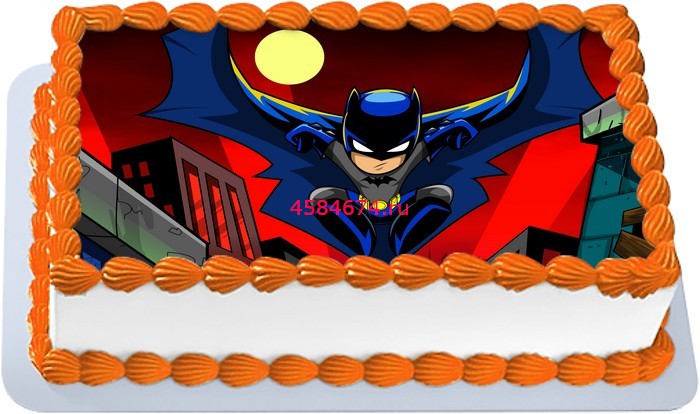 Лего Бэтмен на торте