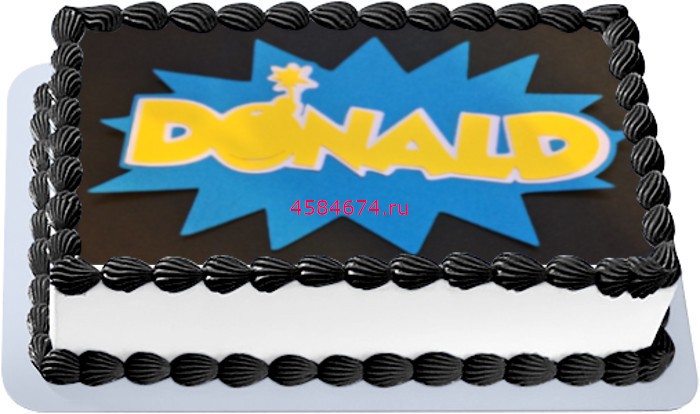 Торт на рождение Дональда