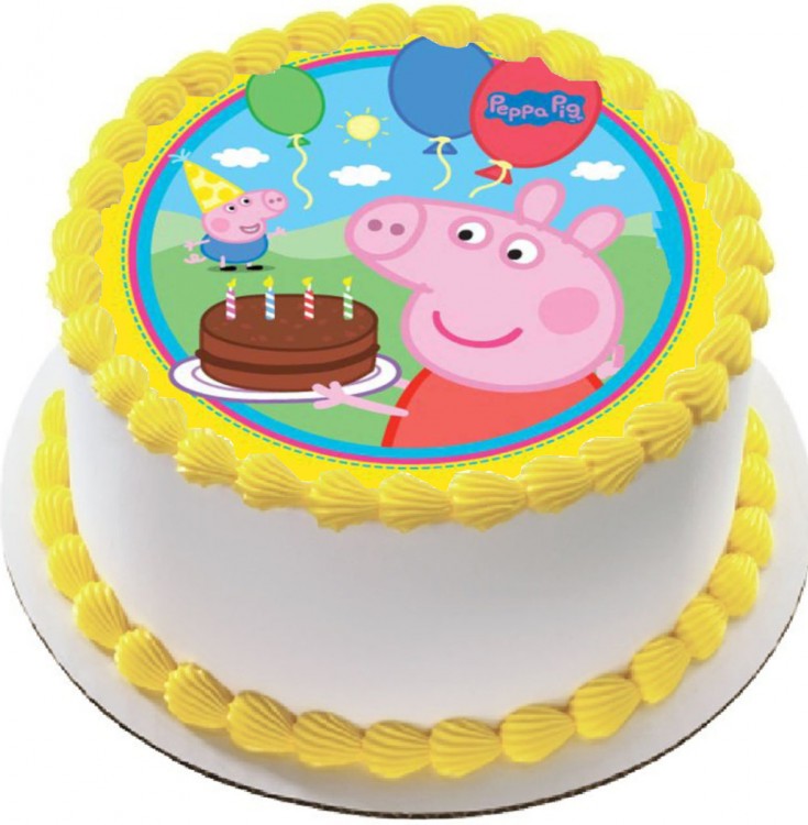 Торт Свинка Пеппа без мастики
