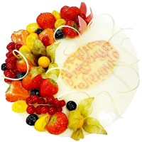 Торт с фруктами на день рождения в Санкт-Петербурге