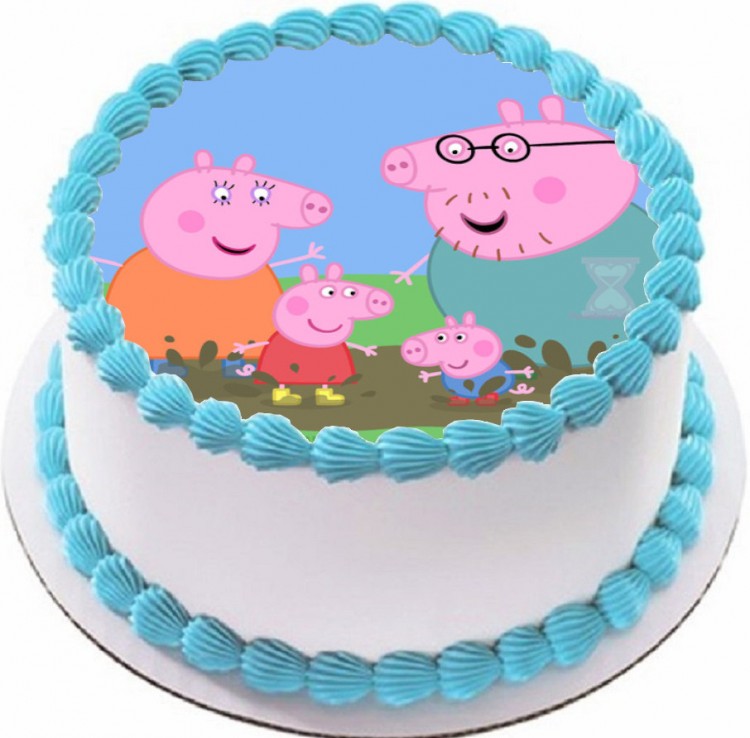 Торт Свинка Пеппа фото без мастики