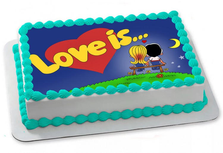 Торт love is фото