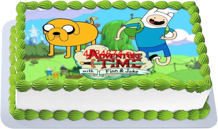 Торт Время приключений | Детские торты из мультика Adventure Time на заказ