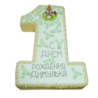Торт в виде единички в Санкт-Петербурге