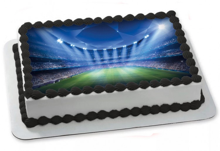 Торт в виде футбольного поля фото без мастики