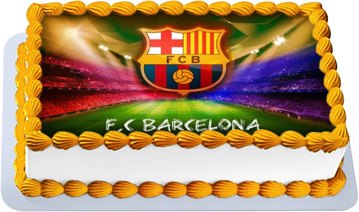 Торт футбольный клуб Барселона