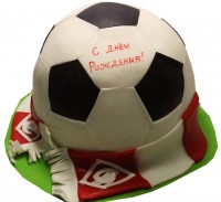 Торт в виде футбольного мяча в Санкт-Петербурге