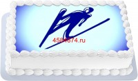Торт для любителей прыжков на лыжах с трамплина в Санкт-Петербурге