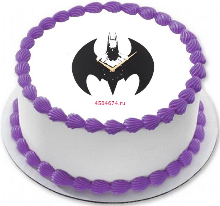 Торт из мастики Бэтмен фото