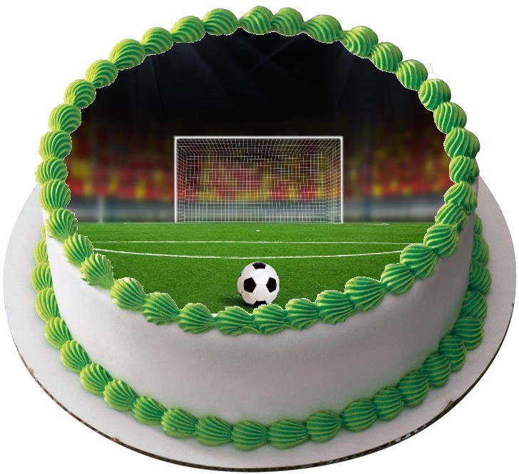 Торт с футбольными воротами фото