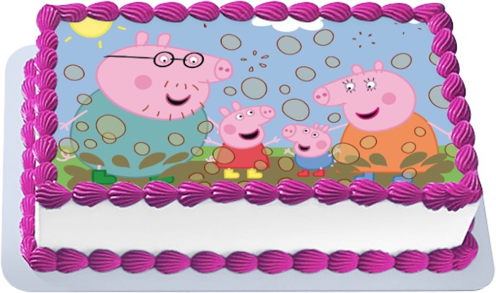 Торт на день рождения Свинка Пеппа