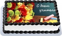 Двухъярусный торт на день учителя в Санкт-Петербурге