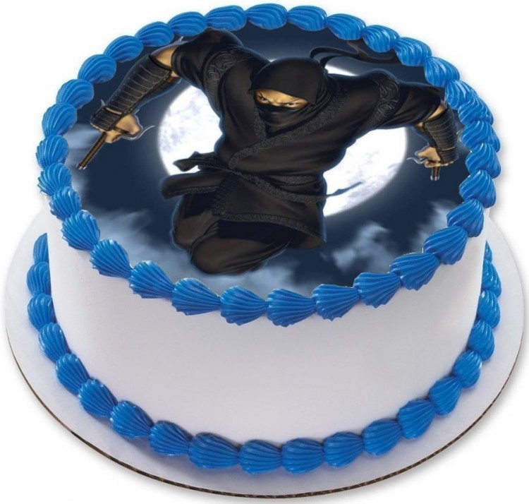 Торт в стиле воин ниндзя