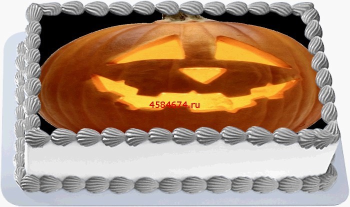 Страшный торт для хэллоуина