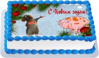 Кремовый Торт на новый год 2020 в Санкт-Петербурге