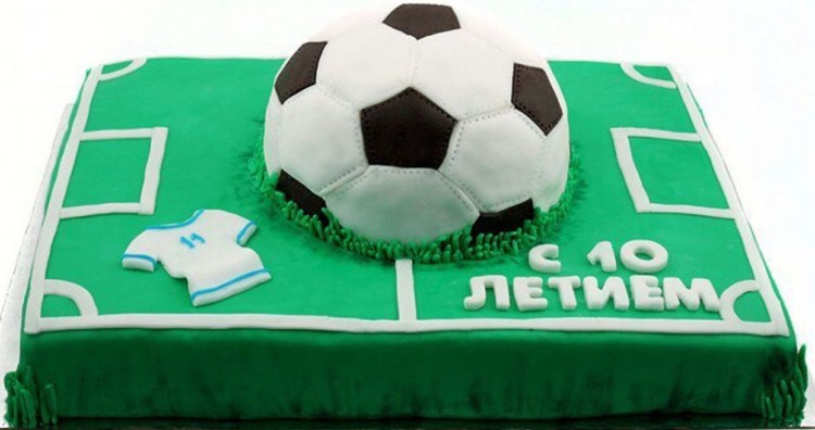 Торт для мальчика футбол