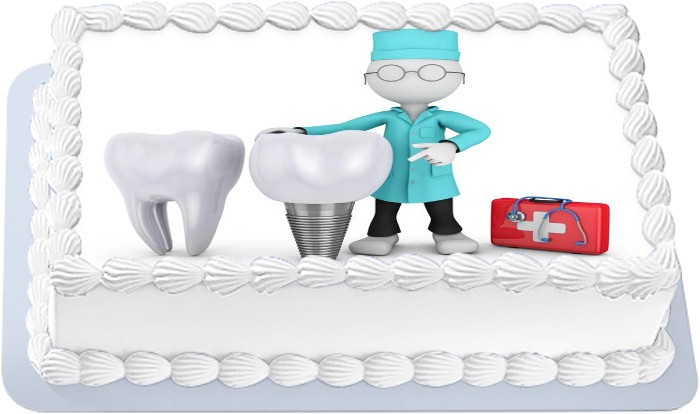 Торт для стоматолога ортопеда