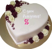 Торт на 55 лет женщине в Санкт-Петербурге