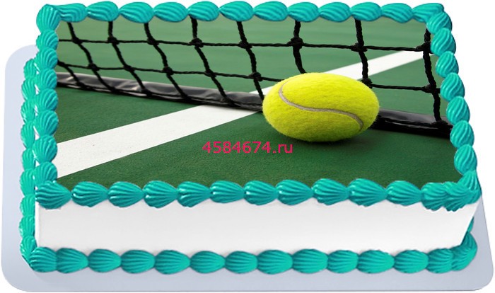 Tennis ball cake