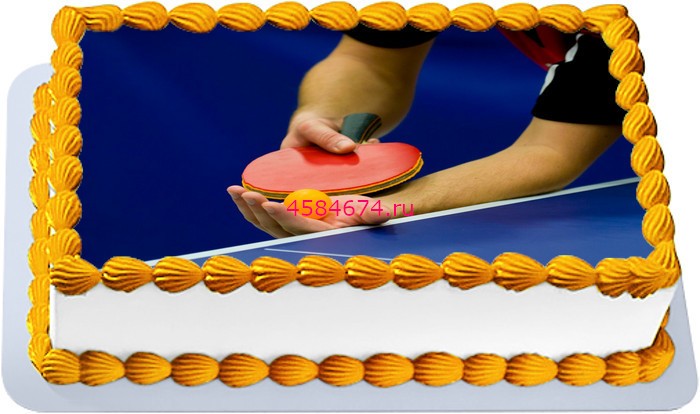 Торт для любителей настольного Тенниса