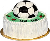 Торт в виде мяча футбольного из крема 8 лет в Санкт-Петербурге