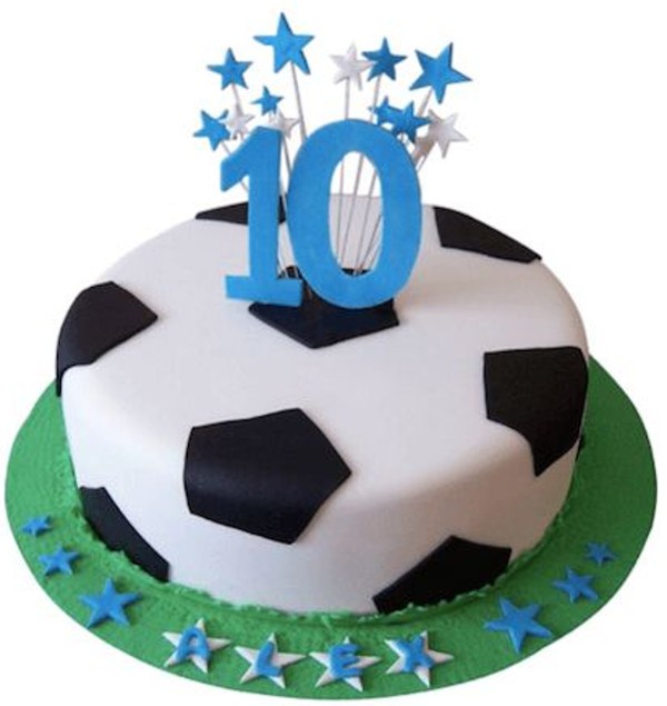 Торт футбол 10 лет